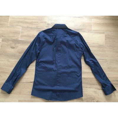 Pre-owned Les Hommes Shirt In Navy