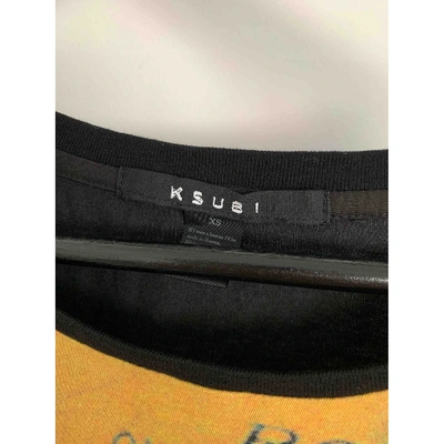 Pre-owned Ksubi Black Cotton T-shirt