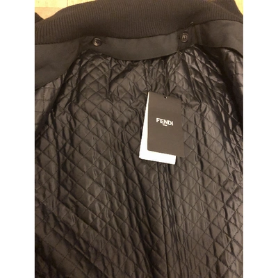 Pre-owned Fendi Wool Jacket In Black