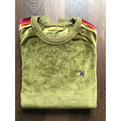 Pre-owned Aviator Nation Green Cotton Knitwear & Sweatshirts