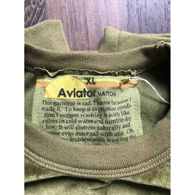 Pre-owned Aviator Nation Green Cotton Knitwear & Sweatshirts