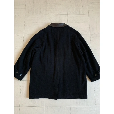 Pre-owned Courrèges Wool Jacket In Black