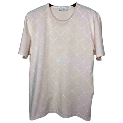 Pre-owned Saint Laurent Pink Cotton T-shirt
