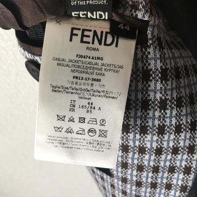 Pre-owned Fendi Brown Cotton Jacket