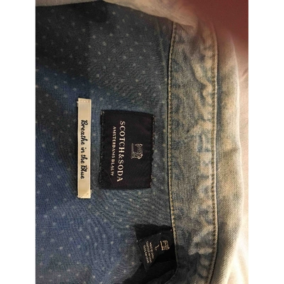 Pre-owned Scotch & Soda Blue Denim - Jeans Shirts