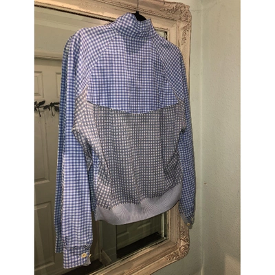 Pre-owned Sacai Blue Cotton Jacket