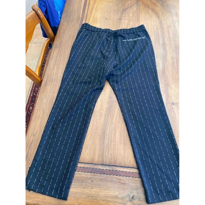 Pre-owned Alyx Trousers In Black