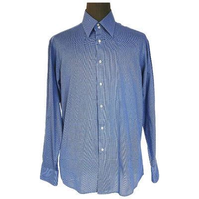 Pre-owned Emanuel Ungaro Shirt In Navy