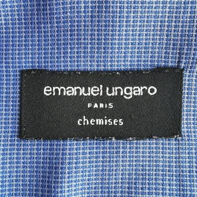 Pre-owned Emanuel Ungaro Shirt In Navy