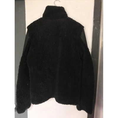 Pre-owned Carven Navy Shearling Jacket