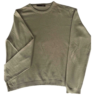 Pre-owned Bally Khaki Cotton Knitwear & Sweatshirts