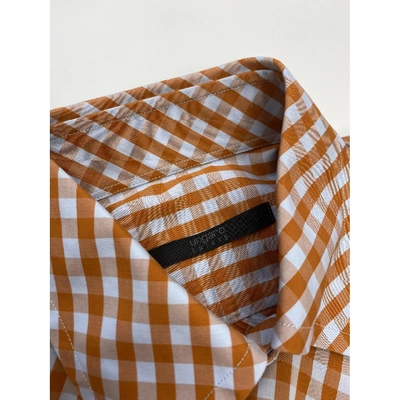 Pre-owned Emanuel Ungaro Shirt In Orange