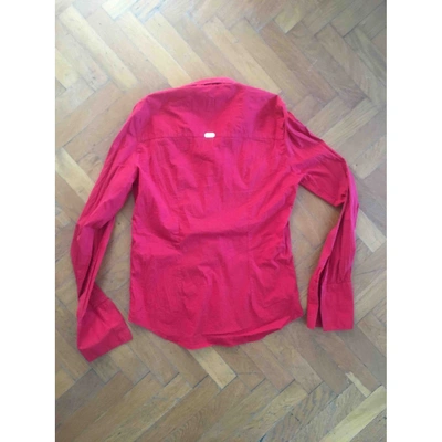 Pre-owned Roberto Cavalli Shirt In Red