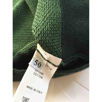 Pre-owned Zanone Green Cotton Knitwear & Sweatshirts