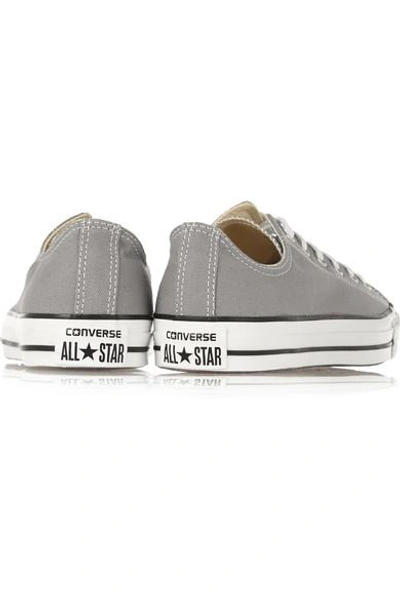 Shop Converse Chuck Taylor All Star Canvas Sneakers In Gray