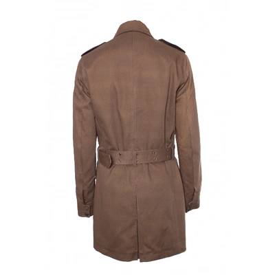 Pre-owned The Kooples Fw18 Trenchcoat In Khaki