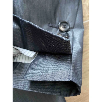 Pre-owned Tonello Silk Vest In Grey
