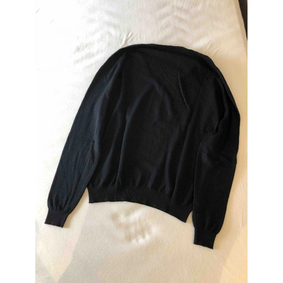 Pre-owned Prada Black Cotton Knitwear & Sweatshirt