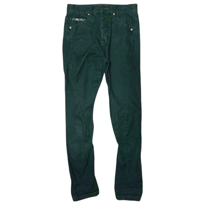 Pre-owned Topman Trousers In Green
