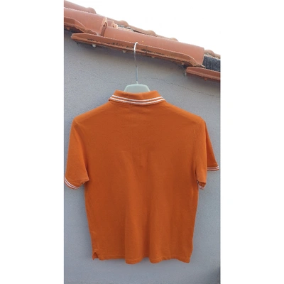 Pre-owned Sergio Tacchini Polo Shirt In Orange