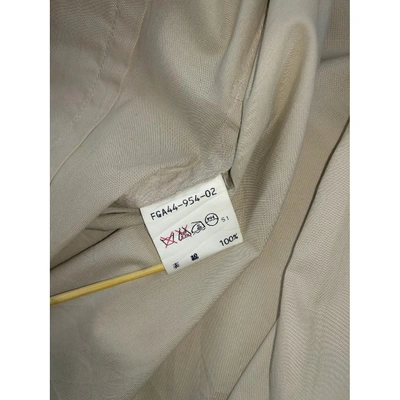 Pre-owned Burberry Trenchcoat In Brown