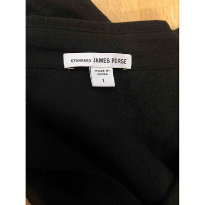 Pre-owned James Perse Black Cotton Polo Shirts