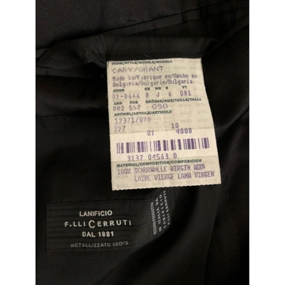 Pre-owned Hugo Boss Wool Suit In Black