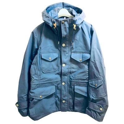 Pre-owned Nanamica Blue Polyester Coat