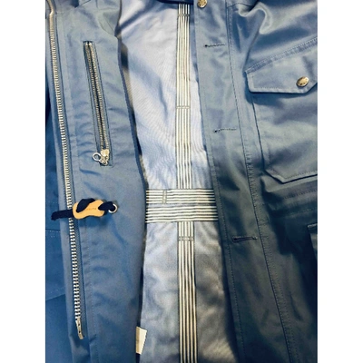 Pre-owned Nanamica Blue Polyester Coat