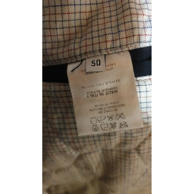 Pre-owned Balenciaga Navy Cotton Jacket