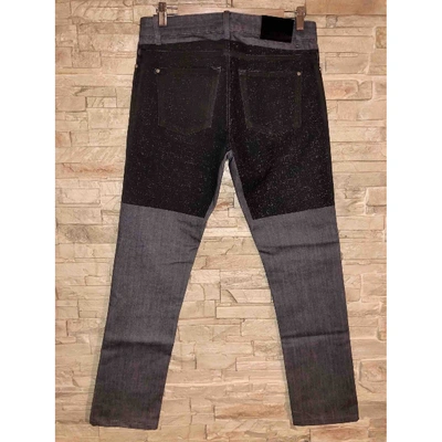 Pre-owned Balenciaga Straight Jeans In Grey