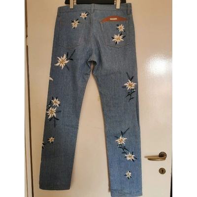 Pre-owned Bally Blue Cotton Jeans