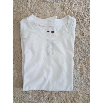 Pre-owned Rick Owens Drkshdw White Cotton T-shirt