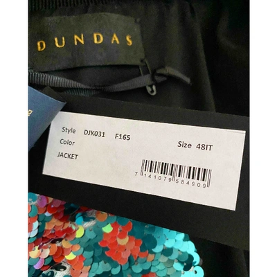 Pre-owned Dundas Glitter Jacket In Multicolour