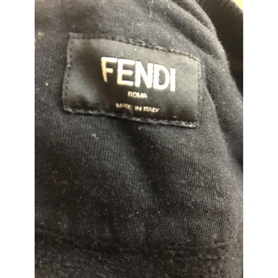 Pre-owned Fendi Black Cotton Knitwear & Sweatshirt