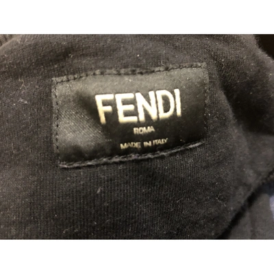 Pre-owned Fendi Black Cotton Knitwear & Sweatshirt