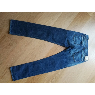 Pre-owned Mauro Grifoni Trousers In Blue