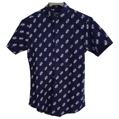 Pre-owned Topman Shirt In Blue