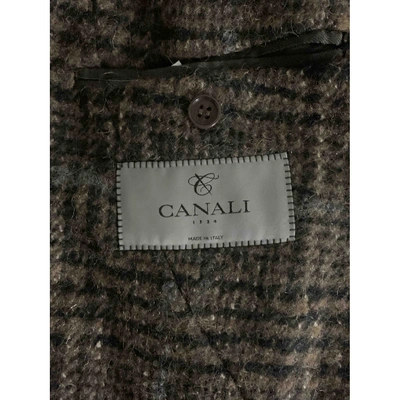 Pre-owned Canali Brown Wool Coat