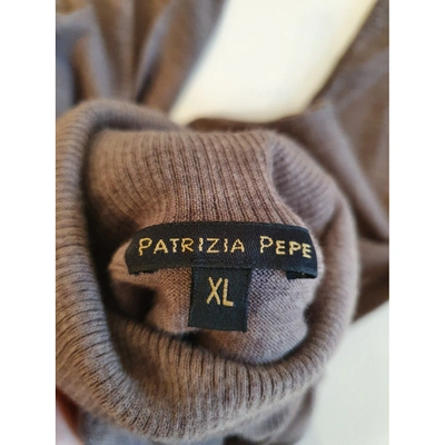 Pre-owned Patrizia Pepe Beige Wool Knitwear & Sweatshirts