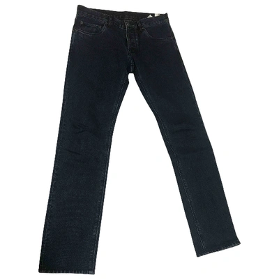 Pre-owned Prada Navy Cotton Jeans