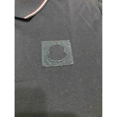 Pre-owned Moncler Polo Shirt In Black