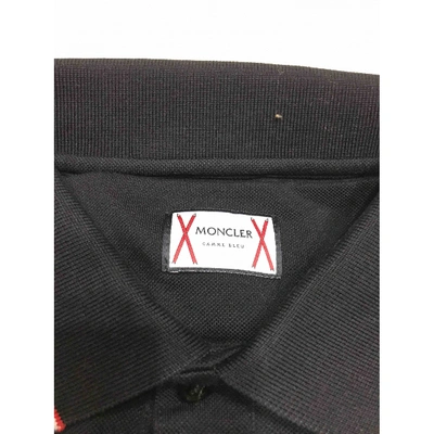 Pre-owned Moncler Polo Shirt In Black