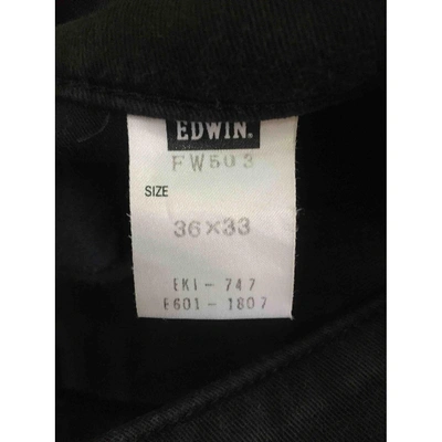 Pre-owned Edwin Black Jeans
