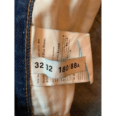 Pre-owned Acne Studios Blue Cotton Jeans