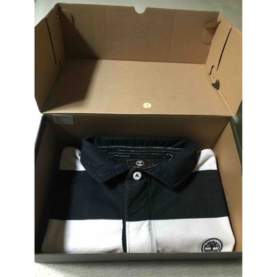 Pre-owned Timberland Polo Shirt In Black
