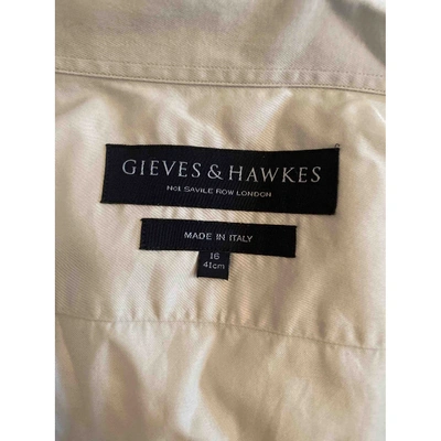 Pre-owned Gieves & Hawkes Shirt In Grey