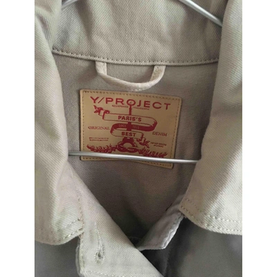 Pre-owned Y/project Jacket In Beige