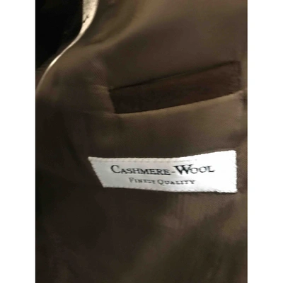 Pre-owned Hugo Boss Cashmere Jacket In Brown