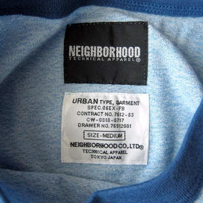Pre-owned Neighborhood Blue Cotton T-shirt